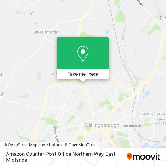 Amazon Counter-Post Office Northern Way map