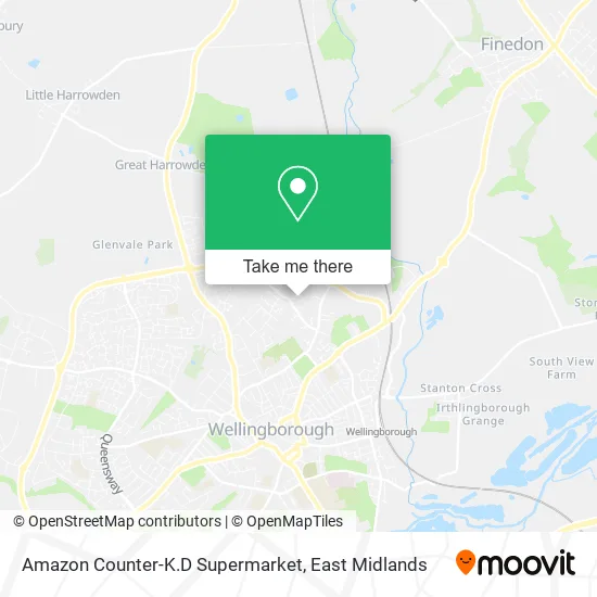 Amazon Counter-K.D Supermarket map