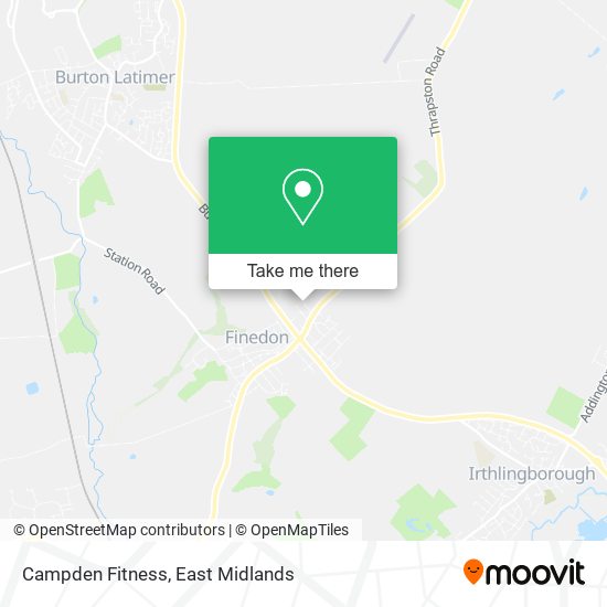 Campden Fitness map