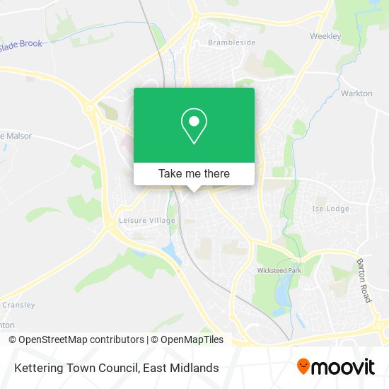 Kettering Town Council map