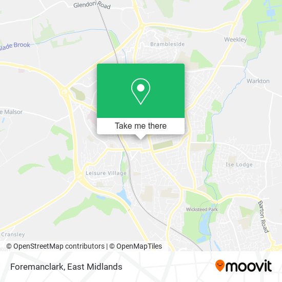 Foremanclark map