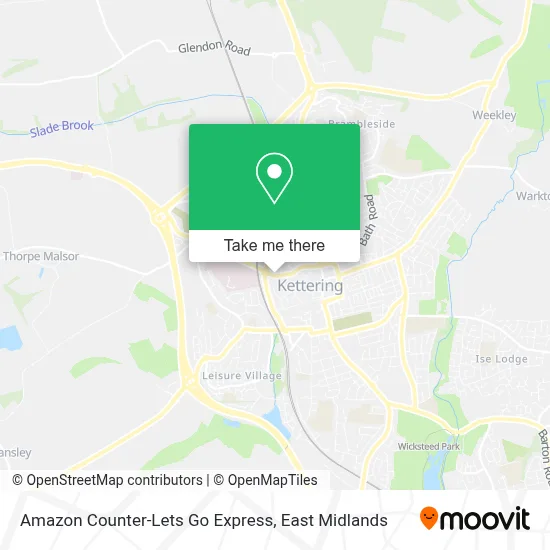 Amazon Counter-Lets Go Express map