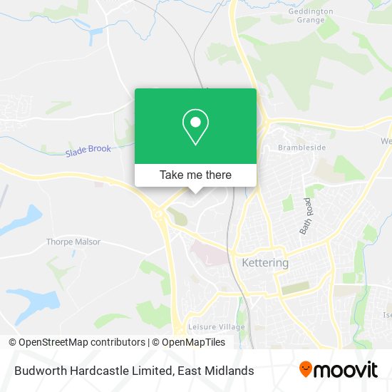 Budworth Hardcastle Limited map