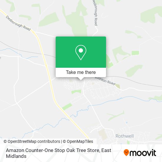 Amazon Counter-One Stop Oak Tree Store map