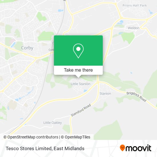 Tesco Stores Limited map