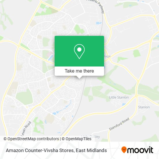 Amazon Counter-Vivsha Stores map