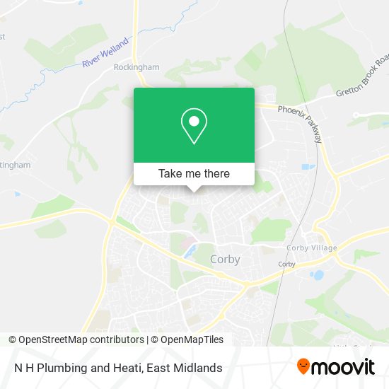 N H Plumbing and Heati map