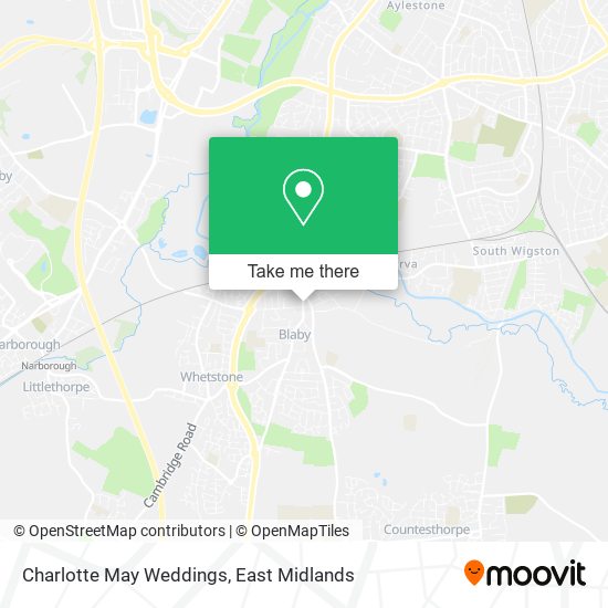 Charlotte May Weddings map