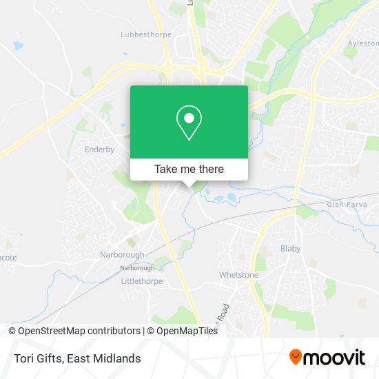 Tori Gifts map