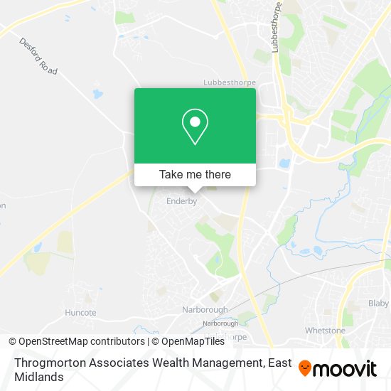 Throgmorton Associates Wealth Management map