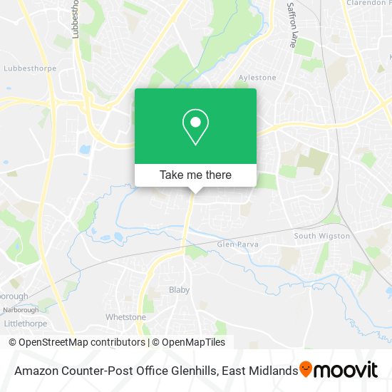 Amazon Counter-Post Office Glenhills map