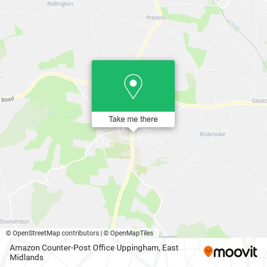 Amazon Counter-Post Office Uppingham map