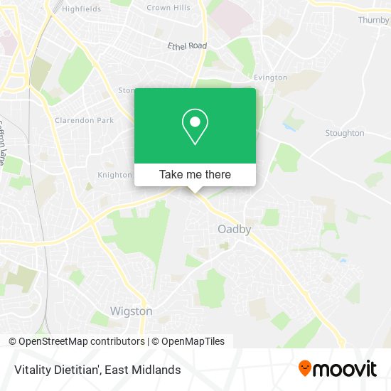 Vitality Dietitian' map