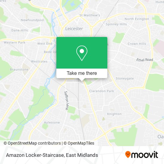 Amazon Locker-Staircase map