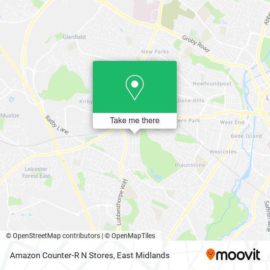 Amazon Counter-R N Stores map
