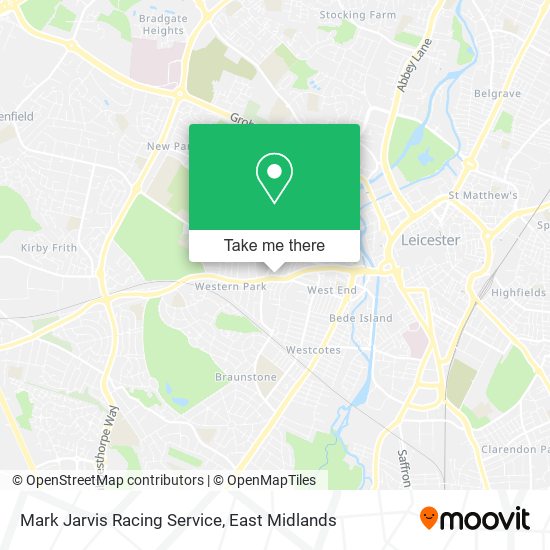 Mark Jarvis Racing Service map