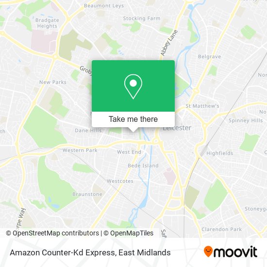 Amazon Counter-Kd Express map