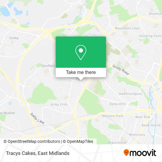Tracys Cakes map