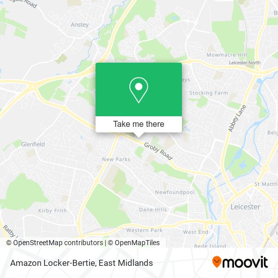 Amazon Locker-Bertie map