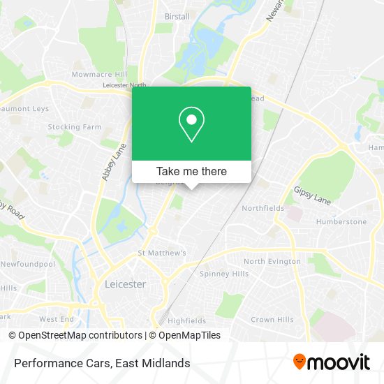 Performance Cars map