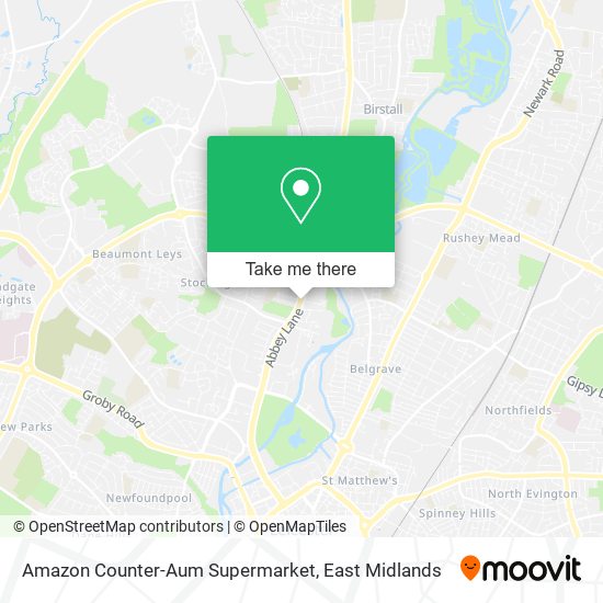 Amazon Counter-Aum Supermarket map