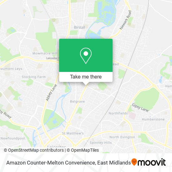 Amazon Counter-Melton Convenience map