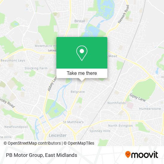 PB Motor Group map