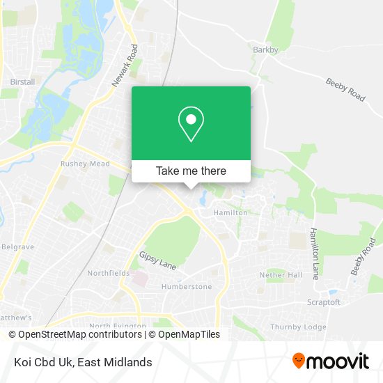 Koi Cbd Uk map