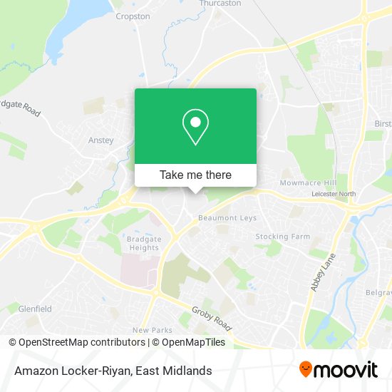 Amazon Locker-Riyan map