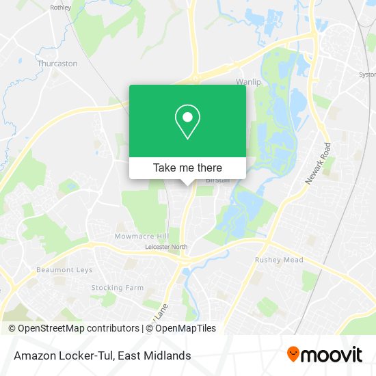 Amazon Locker-Tul map