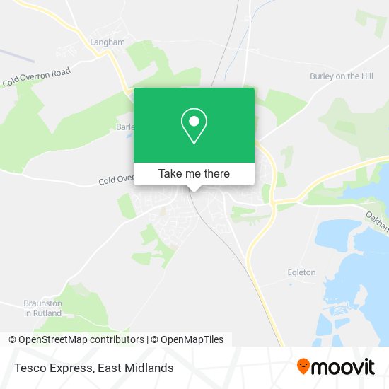 Tesco Express map