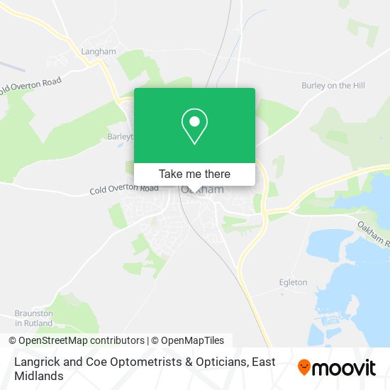 Langrick and Coe Optometrists & Opticians map