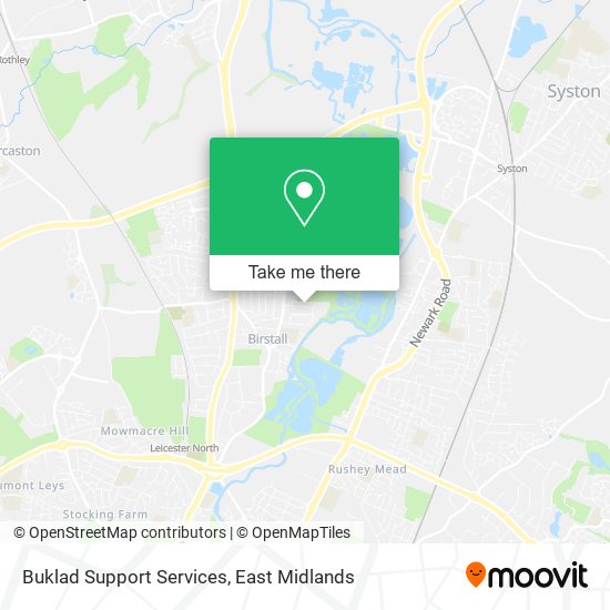 Buklad Support Services map