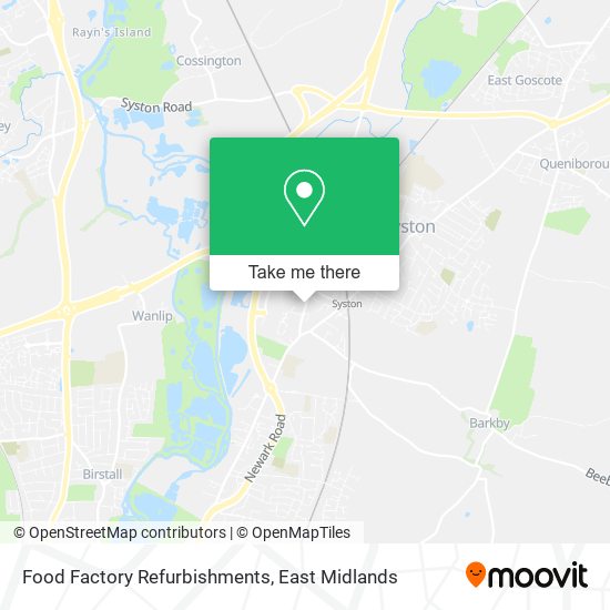 Food Factory Refurbishments map