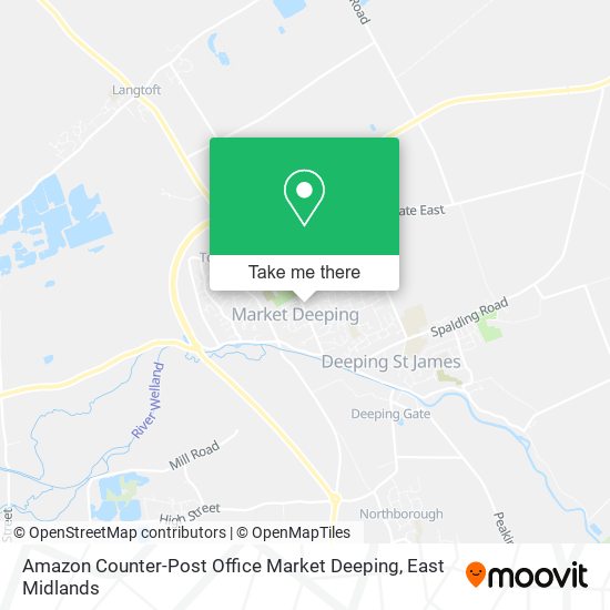 Amazon Counter-Post Office Market Deeping map