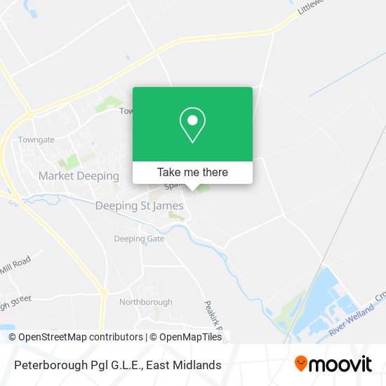 Peterborough Pgl G.L.E. map