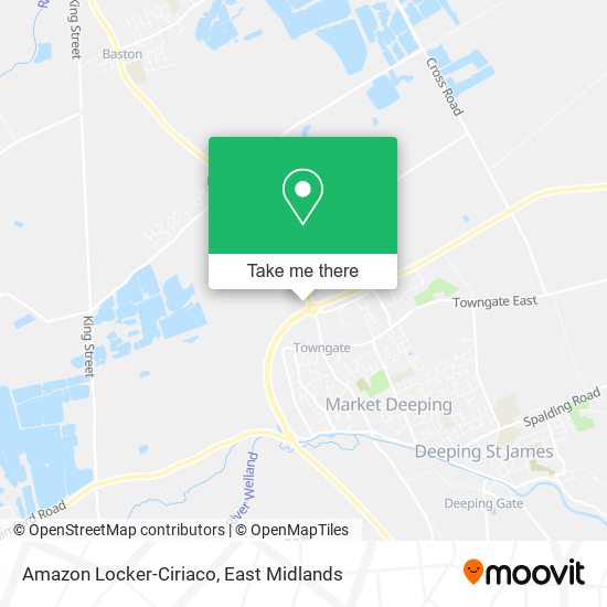 Amazon Locker-Ciriaco map
