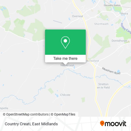Country Creati map
