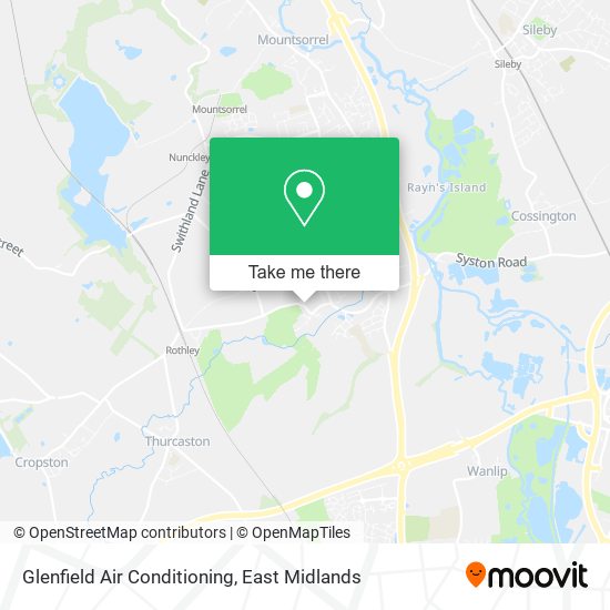 Glenfield Air Conditioning map