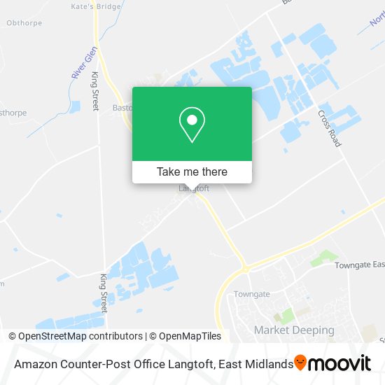 Amazon Counter-Post Office Langtoft map