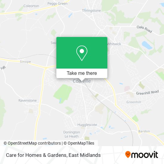 Care for Homes & Gardens map