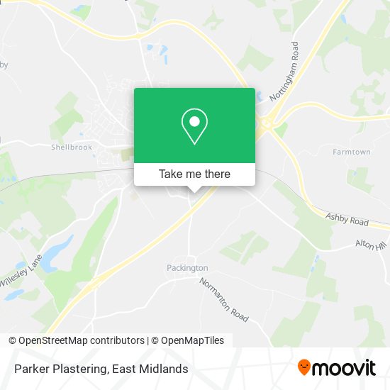 Parker Plastering map