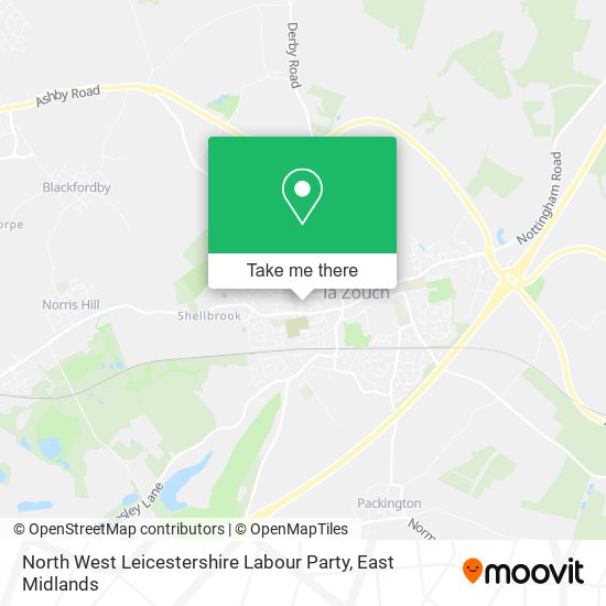 North West Leicestershire Labour Party map
