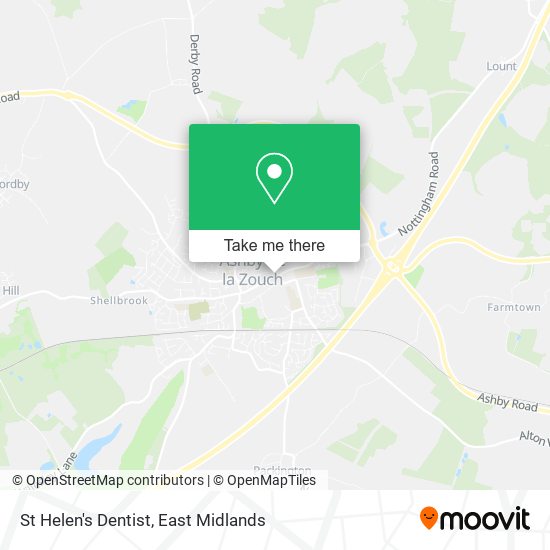 St Helen's Dentist map