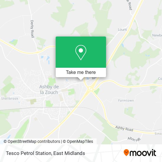 Tesco Petrol Station map