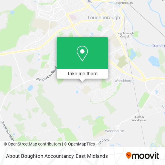 About Boughton Accountancy map
