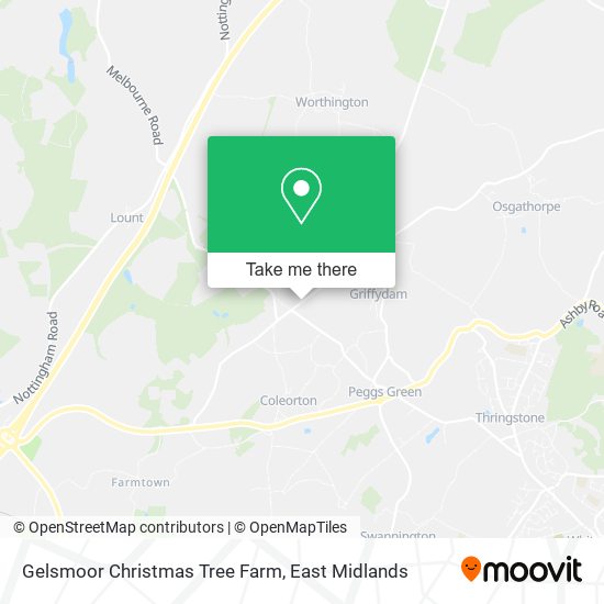 Gelsmoor Christmas Tree Farm map