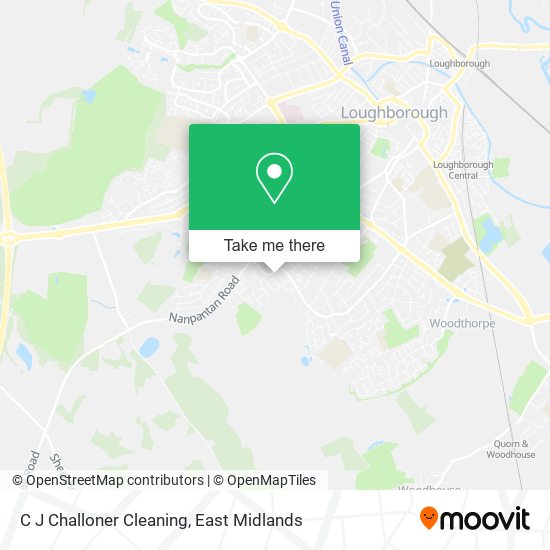 C J Challoner Cleaning map