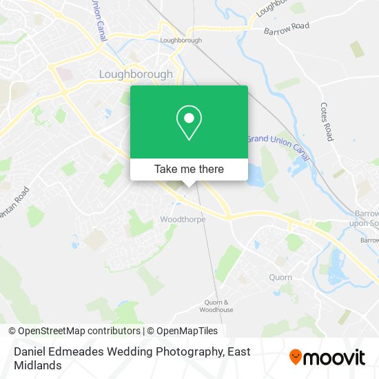 Daniel Edmeades Wedding Photography map