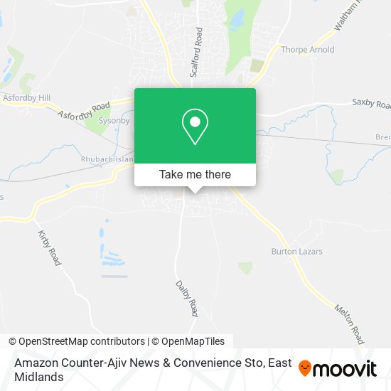 Amazon Counter-Ajiv News & Convenience Sto map